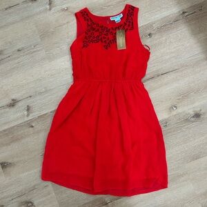 New With Tag Francesca’s Red Dress
